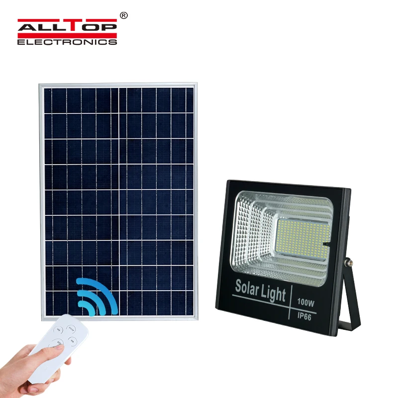 ALLTOP IP65 водонепроницаемый уличный портативный 24 40 60 100 Вт Солнечный светодиодный прожектор