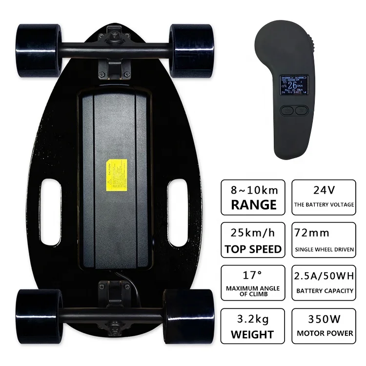 Old School Decorative 19 inch wheel man skateboard Offroad Cheapest Electric Skateboard Longboard