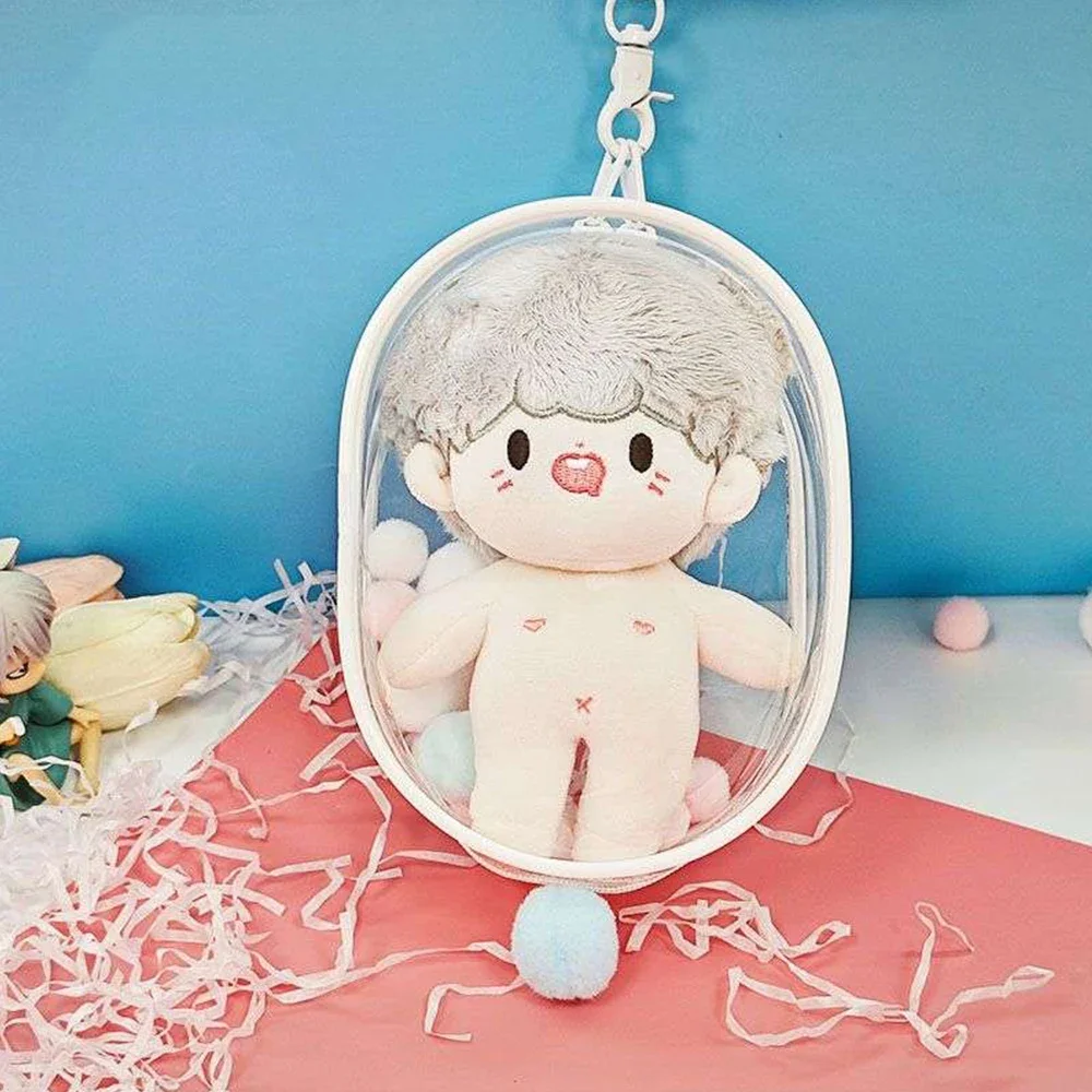 10 см 15 16 20 плюшевая сумка для кукол прозрачная из хлопка коробка ключей кейс хранения на открытом воздухе