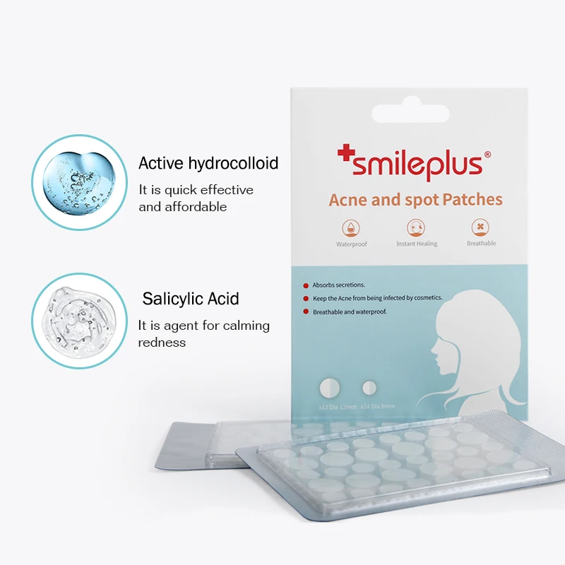 Red Ladybud Shape Hydrocolloid Facial Sticker Patch Zit Acne Blemish Pimple Patch