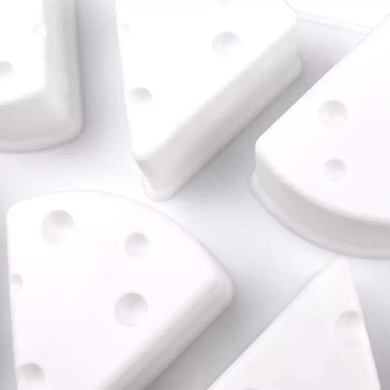 3D Cheese candle mold  8 cavity Mutil-function Cake Mold Soap Candle Mousse Cheese Making Mold