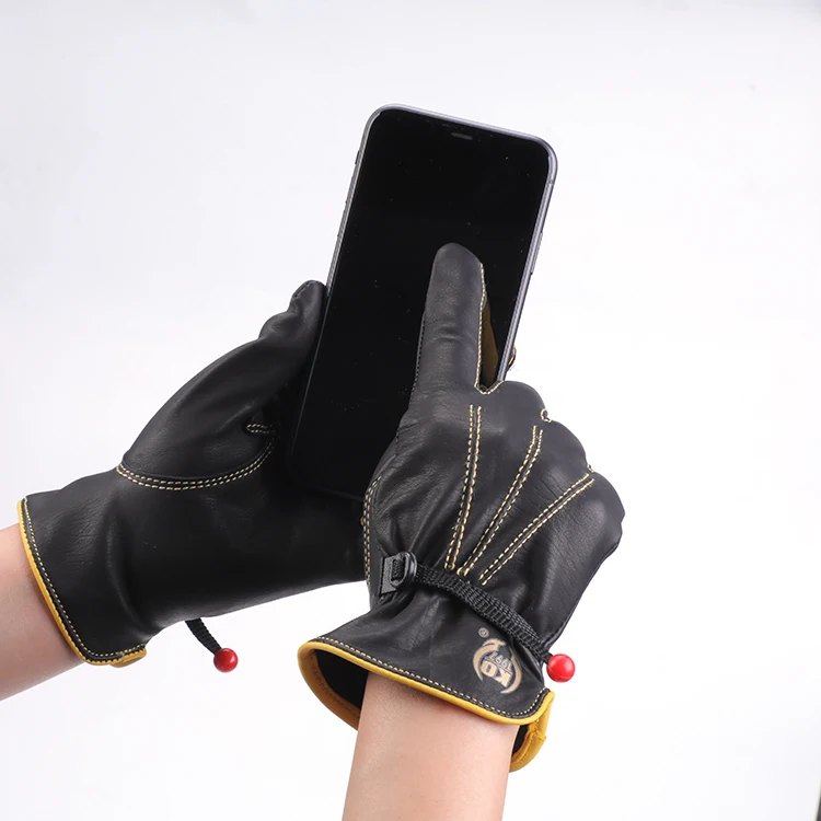  New style fashion anti slip riding gloves touch screen
