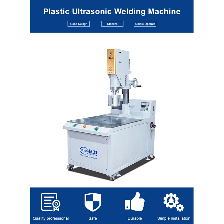 Factory price automatic textile plastic ultrasonic welding machine lids toys