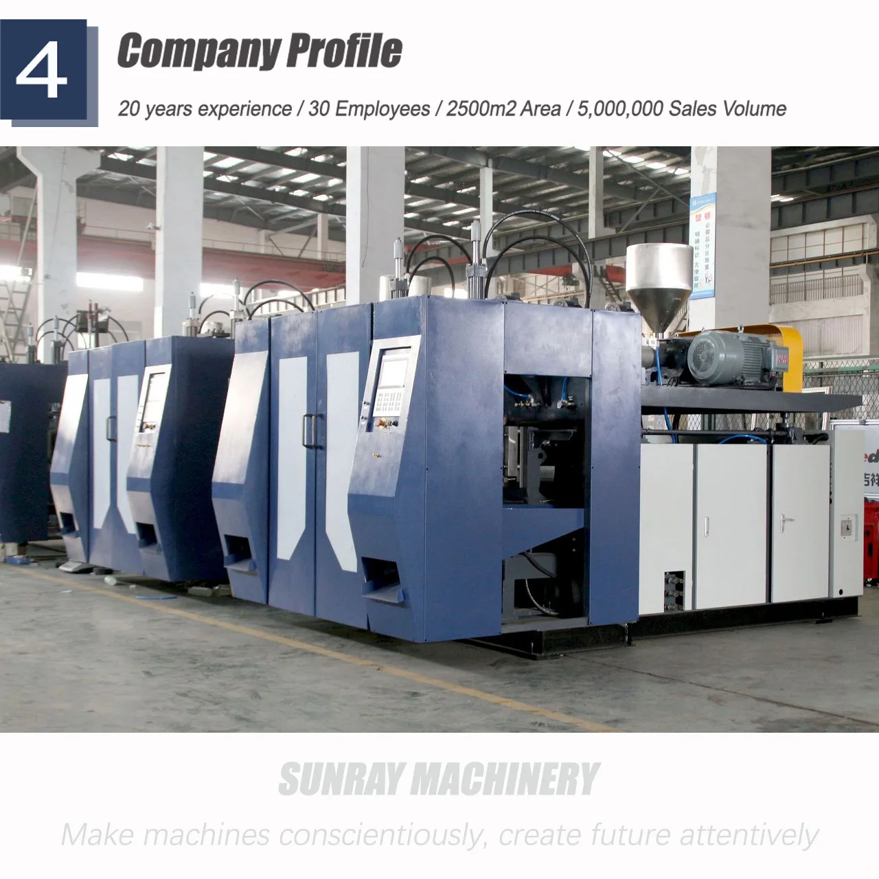 Double Color Stripes Plastic Kettle Making Machine 5L Extrusioin Blow Molding Machine Make Plastic Pot