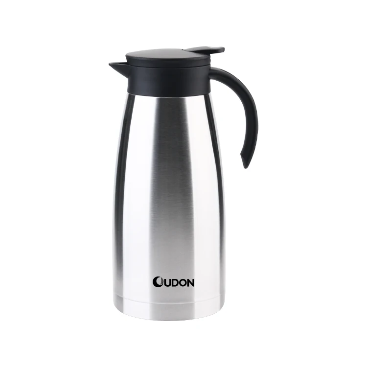  High quality stainless steel metal coffee flask thermos vacuum jug
