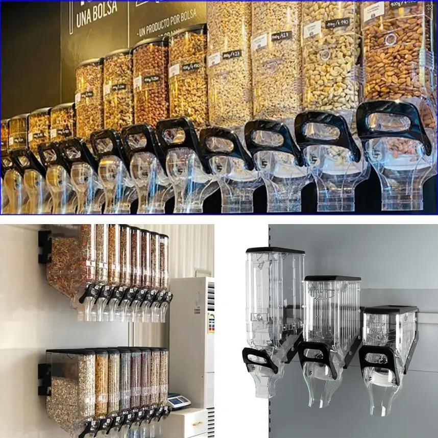 Hot gravity feed bin food dispenser for bulk products
