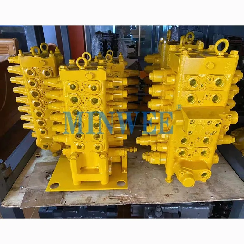 Excavator parts PC130-8 PC130-7 PC120-8 PC120-6 PC128US-1 control valve  723-56-11200  723-57-11700 hydraulic main control valve