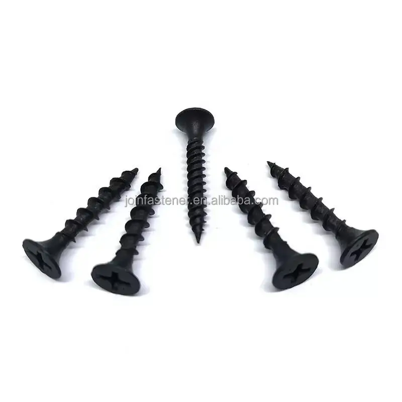 Factory Price  Manufacturer Black dry wall screw thread black phosphate collated drywall screws