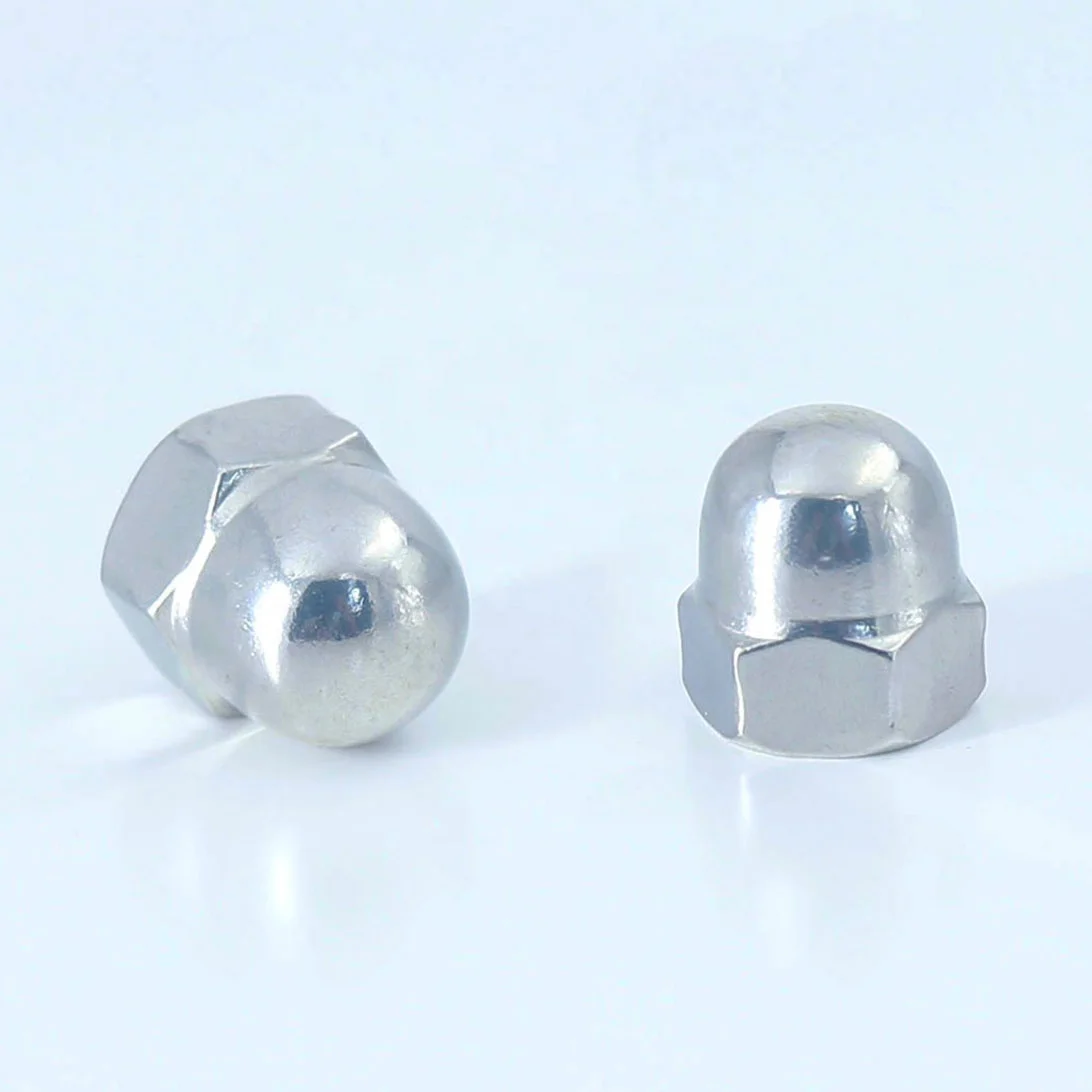 Flange Cap Nuts, Dome Nut, Hex Serrated Flange Type