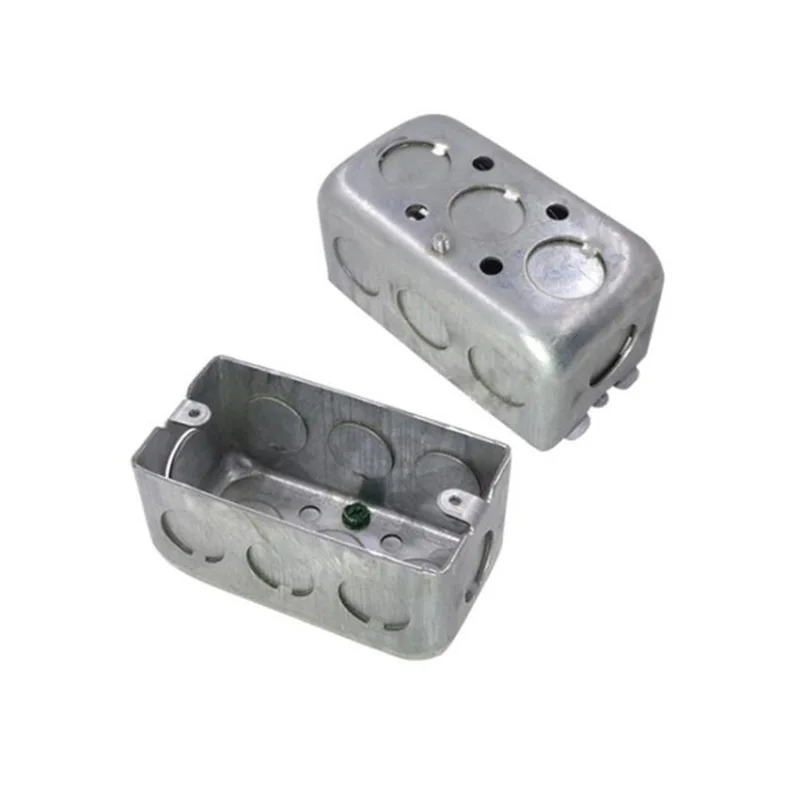 4x2 оцинкованная сталь EMT прямоугольная удобная маленькая коробка распределительная коробка