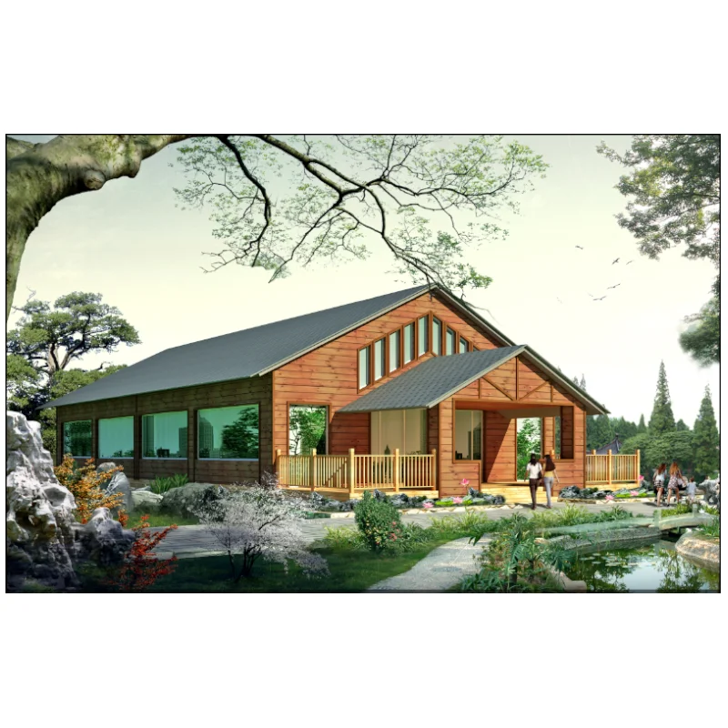 
One-story simple steel structure house 