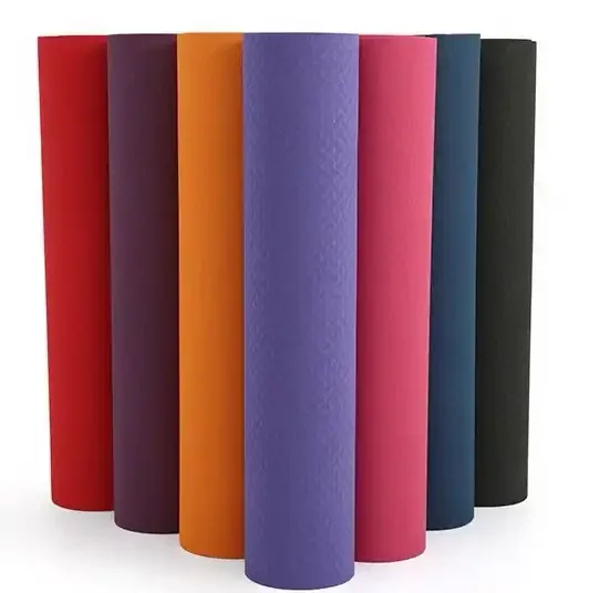 Shock-absorbing Sound-absorbing Non-slip Yoga Mat for Gyms and Families PVC