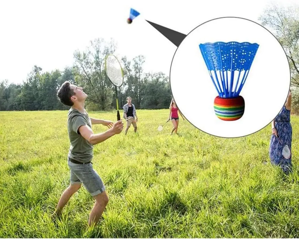 New Arrival Wholesale Badminton Shuttle Rubber-head Elastic Badminton Shuttlecock For Outdoors