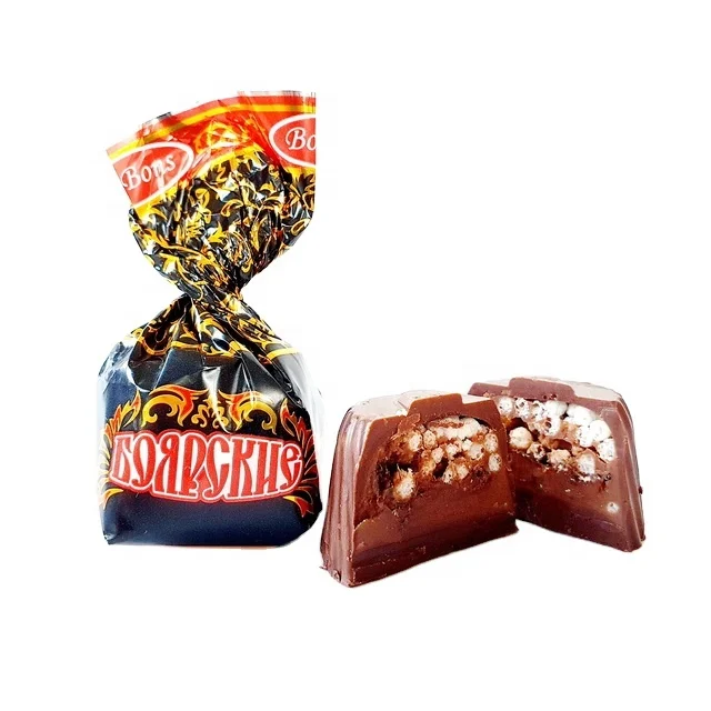 
Boyarskie chocolate hard candies with nuts filling manufacturers 