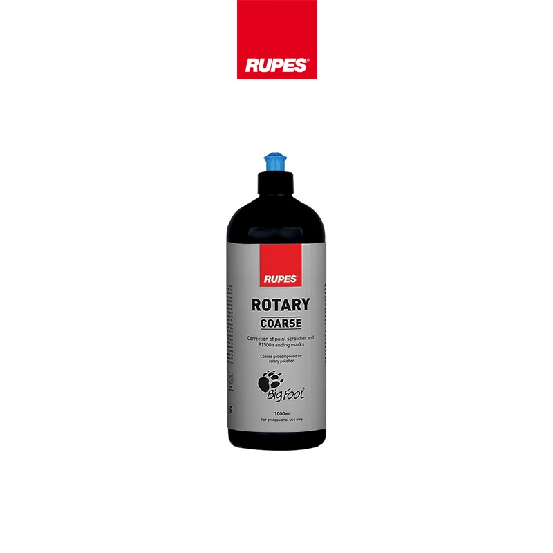 RUPES HIGH PERFORMANCE RO COARSE CUT CAR POLISHING COMPOUND FOR ROTARY POLISHER 1000ml