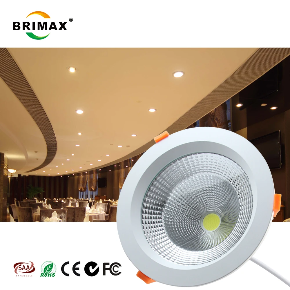 Die-casting Aluminum 12W 18W 25W 30W 40W AC COB Driverless LED Ceiling Light