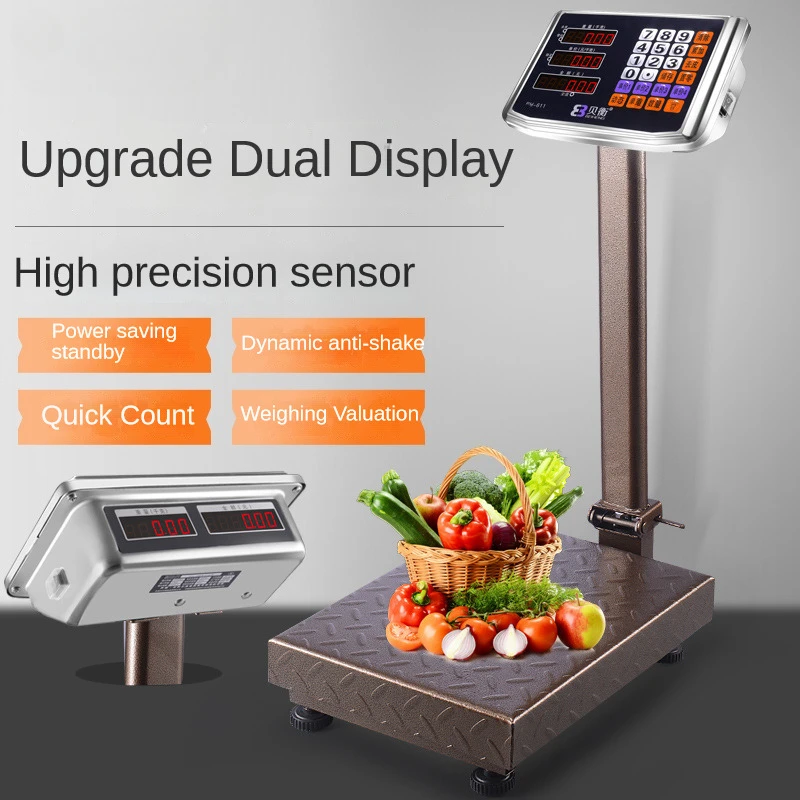 Food Fruit Weighing Scale Digital Platform Scale Factory Pricing Machine 304 Stainless Steel Platform Industrial Scale