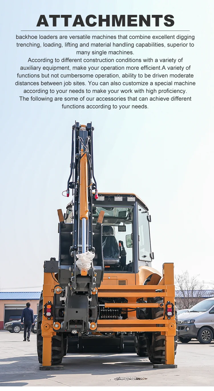 EPA/EURO 5 Backhoe Loader Wheel Loader Excavator Loader Diesel Engine 4 Wheel Drive 2Ton 4Ton 6Ton 8Ton With Cheap Price