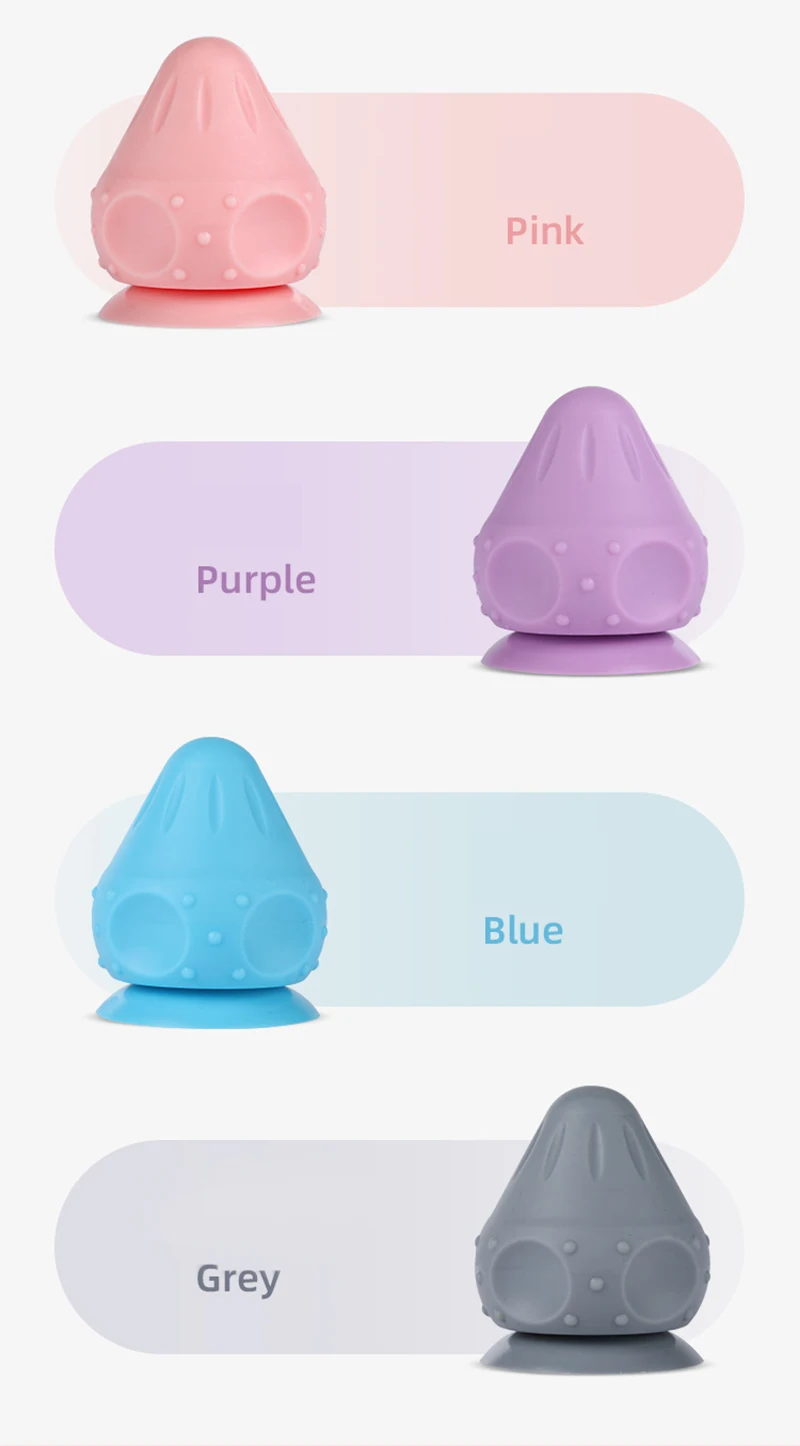 Silicone Massage Cone Solid Adsorption Ball Muscle Release Thoracic Spine Back Foot Massage Ball Back Acupressure Massage
