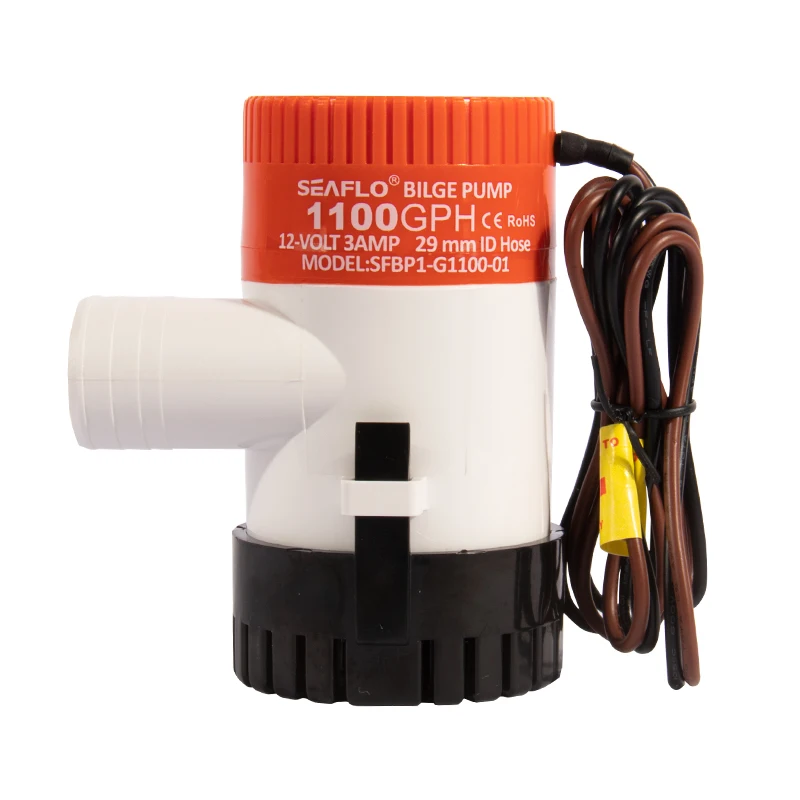 SEAFLO 1100GPH 12V Small DC Solar Submersible Water bilge Pump