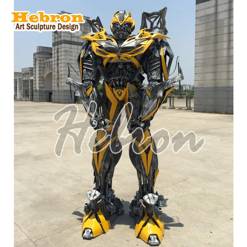 Good Quality Realistic 8 ft Hand Carvings Stage Dancer Performance Robot Costume