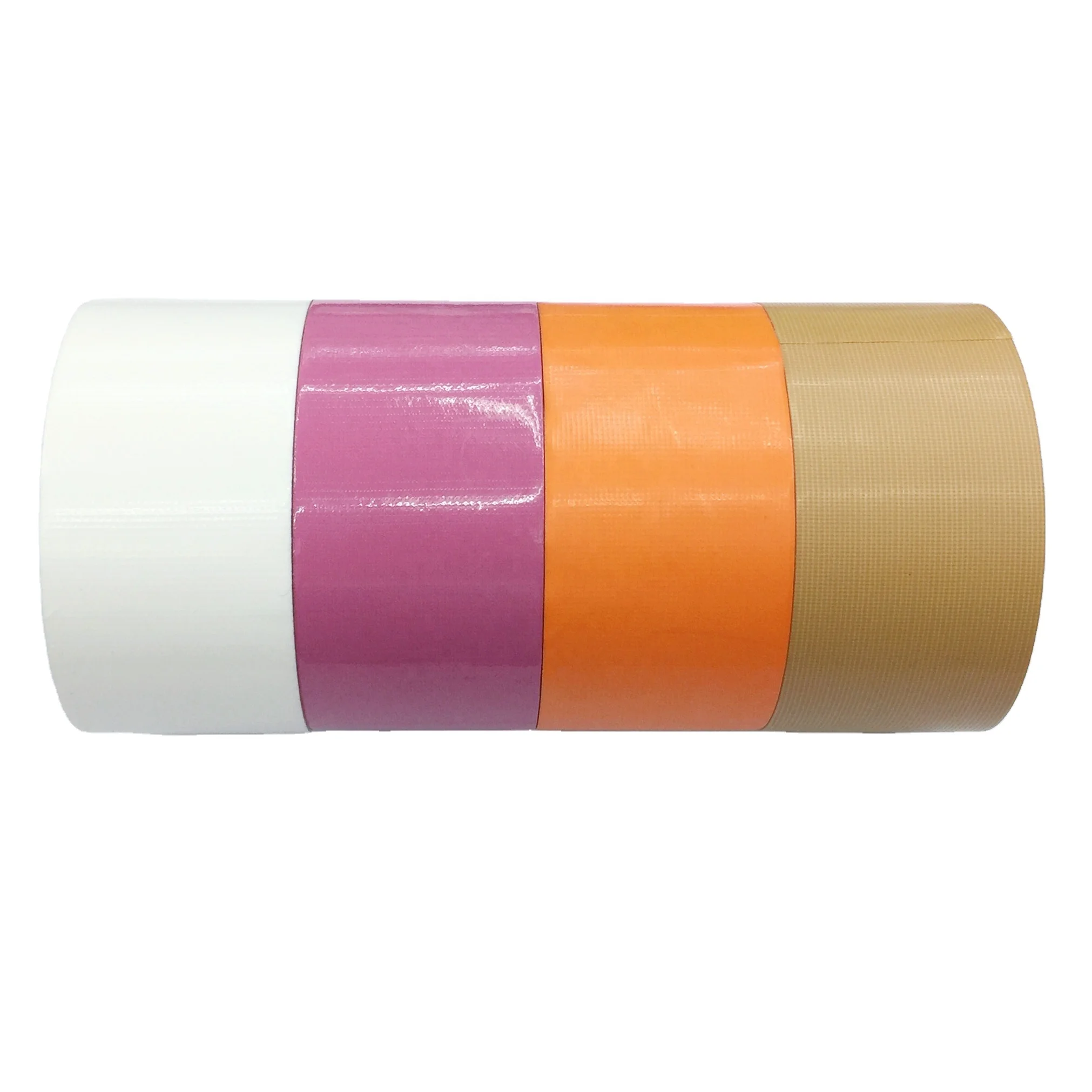 India hot sale strong sticky silver PE duct tape water-proof packing tape black book and carpet binding adhesive cloth tape