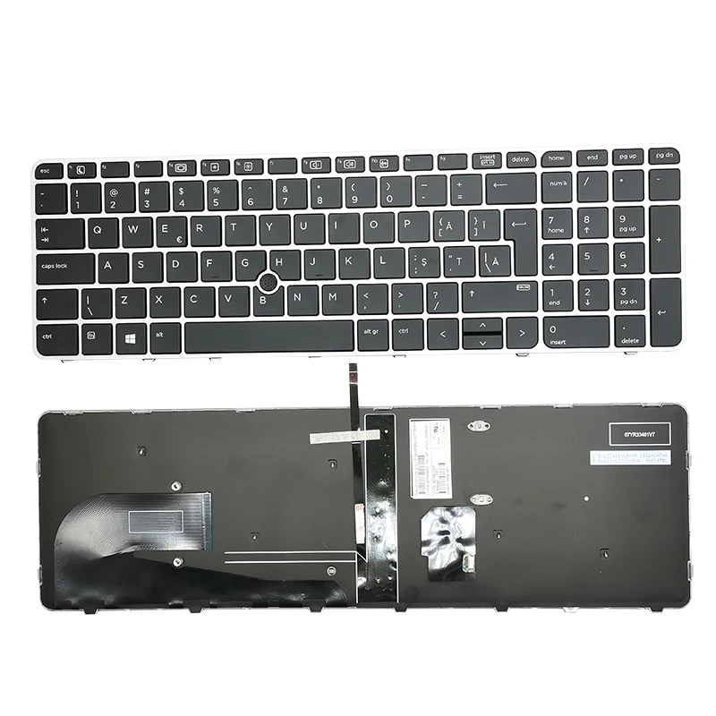 for HP 840 G3  Keyboard FR