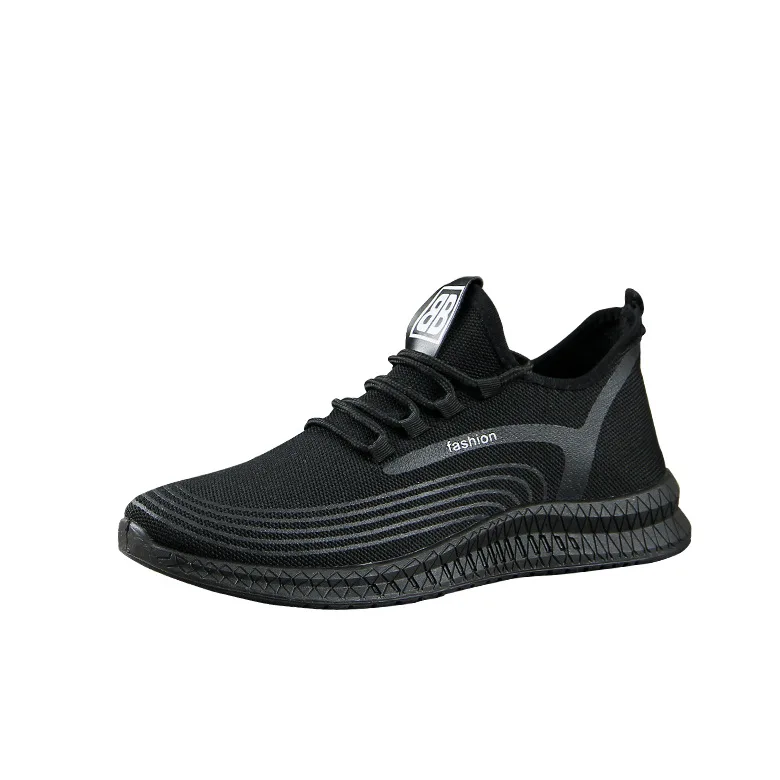 Летние тканые дышащие повседневные мужские кроссовки для бега и отца