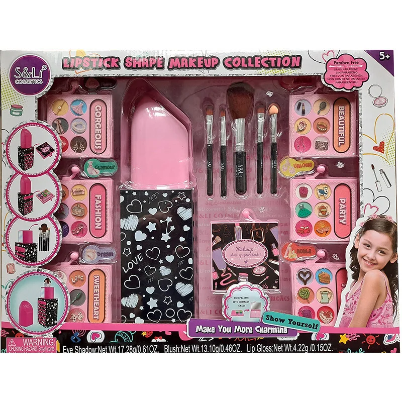 Набор для макияжа My Cute Jumbo Lip stick-набор для макияжа в форме помады для маленькой девочки
