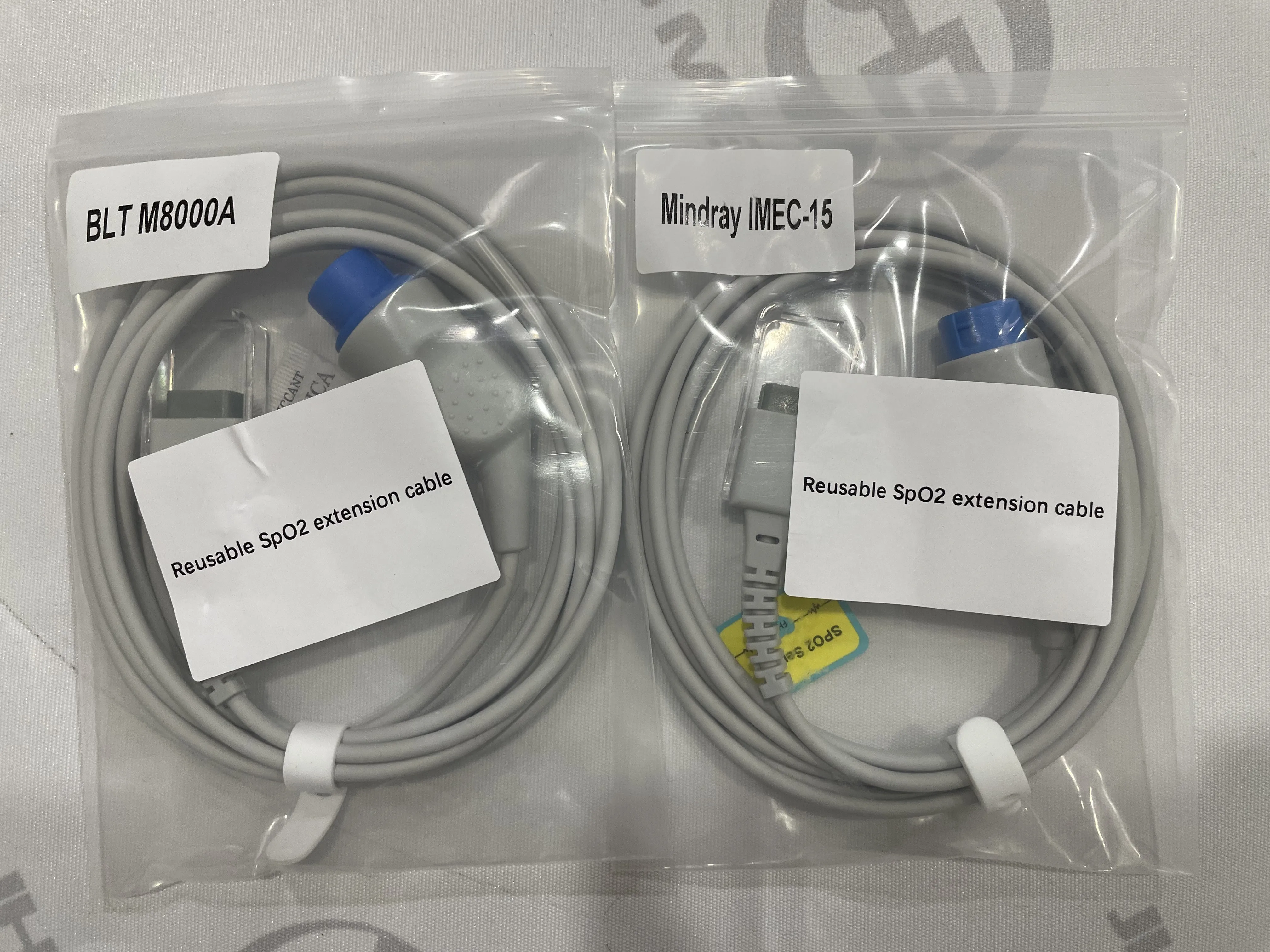 Mindray Edan Comen Compatible SPO2 Sensor ECG Cable Temp Sensor Cuffs SPO2 Extension Cable For ICU Patient Monitor