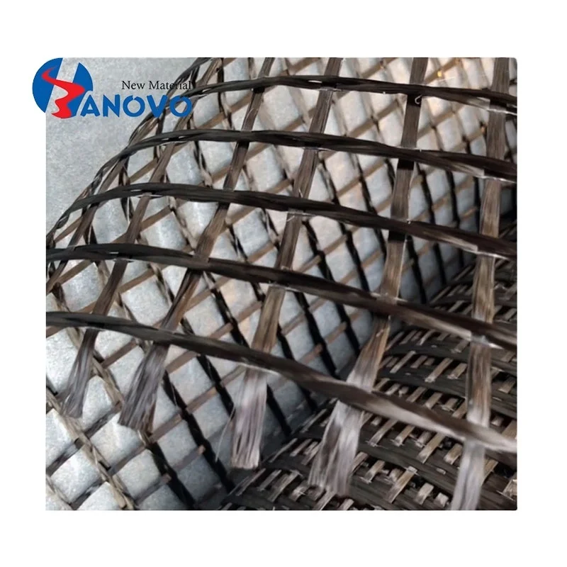 High Strength Prepreg Durable Carbon Fiber Geogrid Mesh For Reinforcement