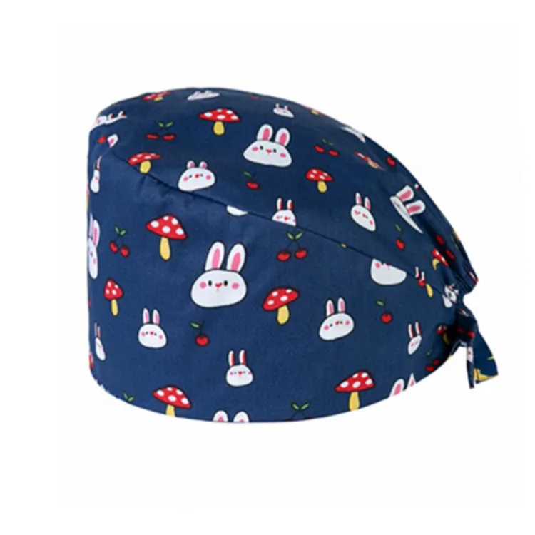 White And Green Nurses Caps Nurse Caps Woven Satin Lined Scrub Caps Nurse