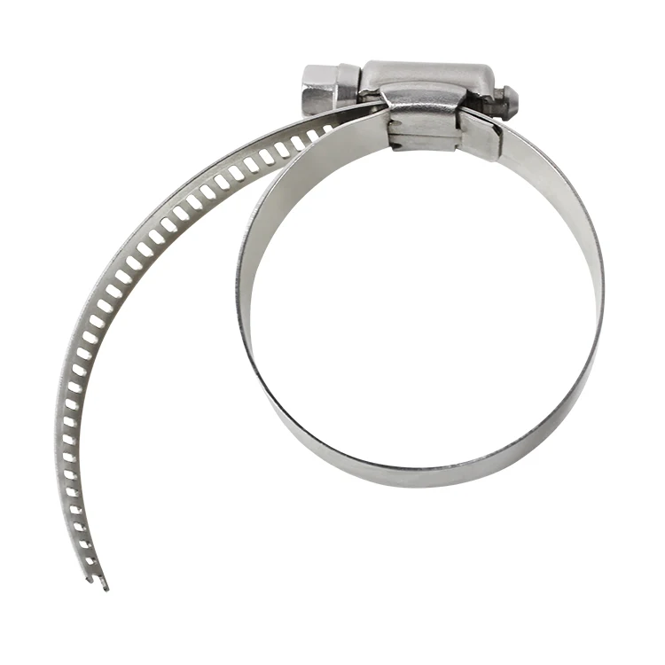 Free Sample 304 / 201 stainless steel heavy duty pipe clamps Assorted Sizes Adjustable American Style Worm Gear Hose Clamp
