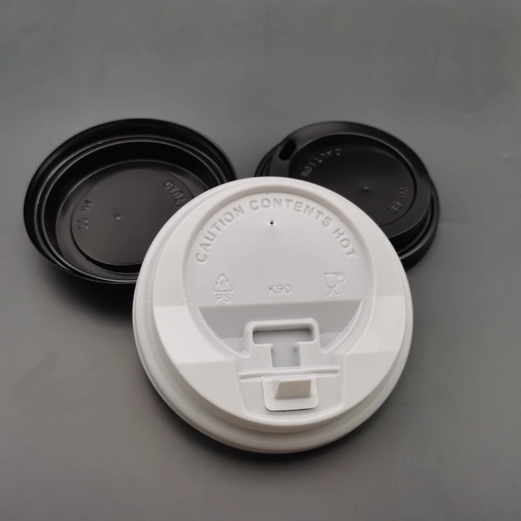 Factory Direct Sale Paper Lids For Coffee Cup For Hot Disposable Easy Open End Lid Cover