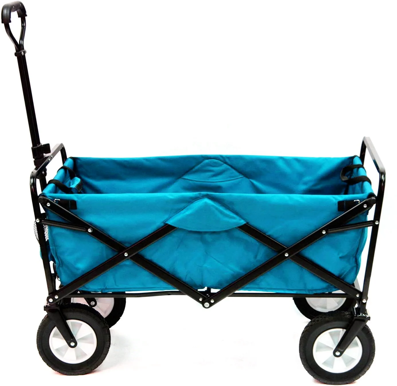 Outdoor Picnic Beach Wagon Camping Cart Trolley Garden Trail Foldable Collapsible Folding Utility Hand Cart Wagon