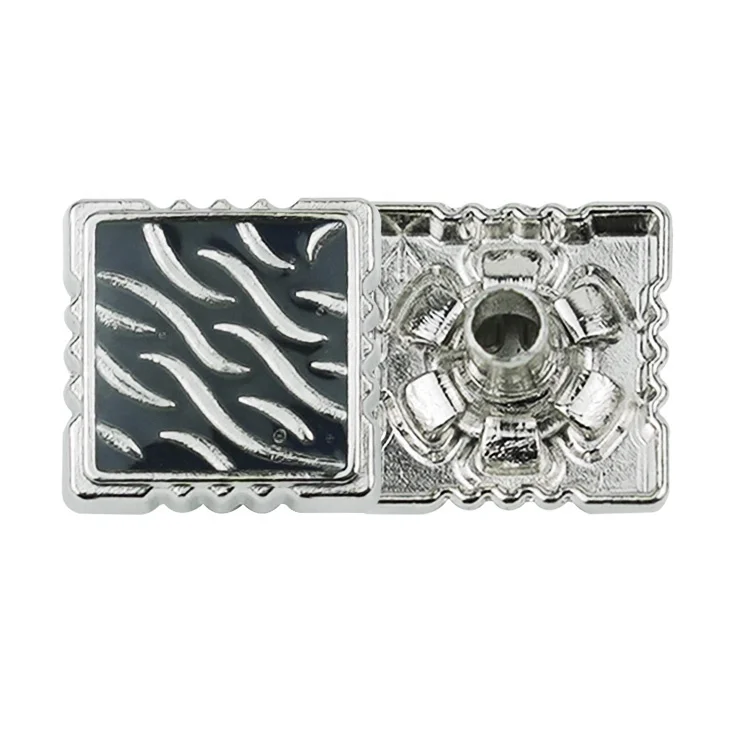 Jinyi Button Manufacturer Custom Thobe Buttons Logo Brand Abaya Metal Press Snap Button for Clothing