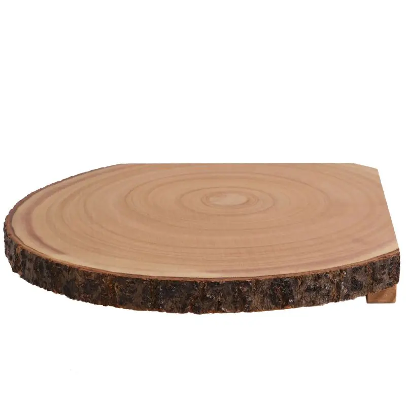 Live Edge Corner Shelves Corner Floating Shelf Solid Wood Slices with Bark Decorations Style Wall Mount Display Shelf