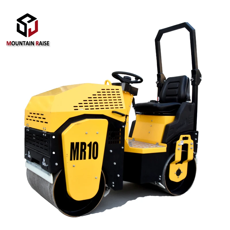 900 кг-1000 кг мини дорожный каток двухбарабанный ролик для продажи