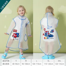 Classic Transparent Polyester Manufacturers Children Kids Raincoat