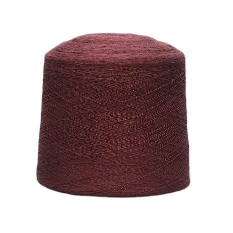 56S/2 12% Linen Core Spun Blended Yarn Superfine Thread Sheen Breathable Machine Knit Weave Melange Yanr For Summer T-shirt Sock