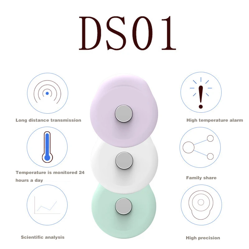 
Infant temperature sensor electronic Bluetooth thermometer app thermometer 