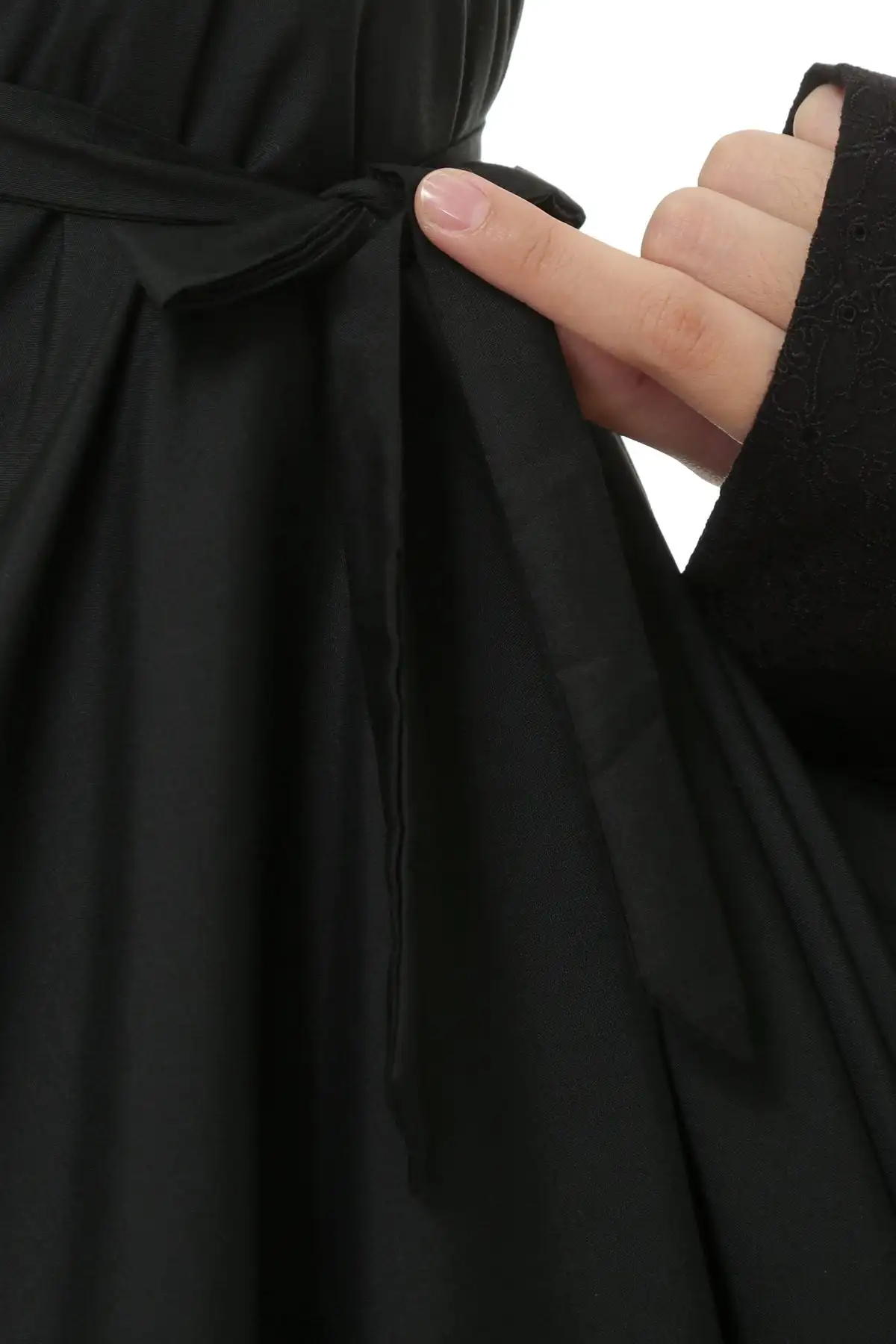 SIPO Telekung Lace Embroidery 2 piece Jilbab Abaya Muslim Malaysia Tudung Khimar Dress Prayer Traditional Muslim Clothing&Access