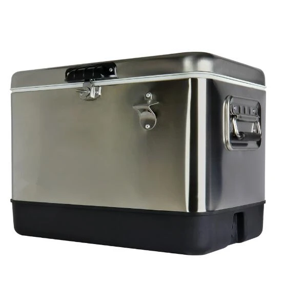 SCC 54QT  Stainless Steel Ice Chest Beverage Cooler with Bottle Opener