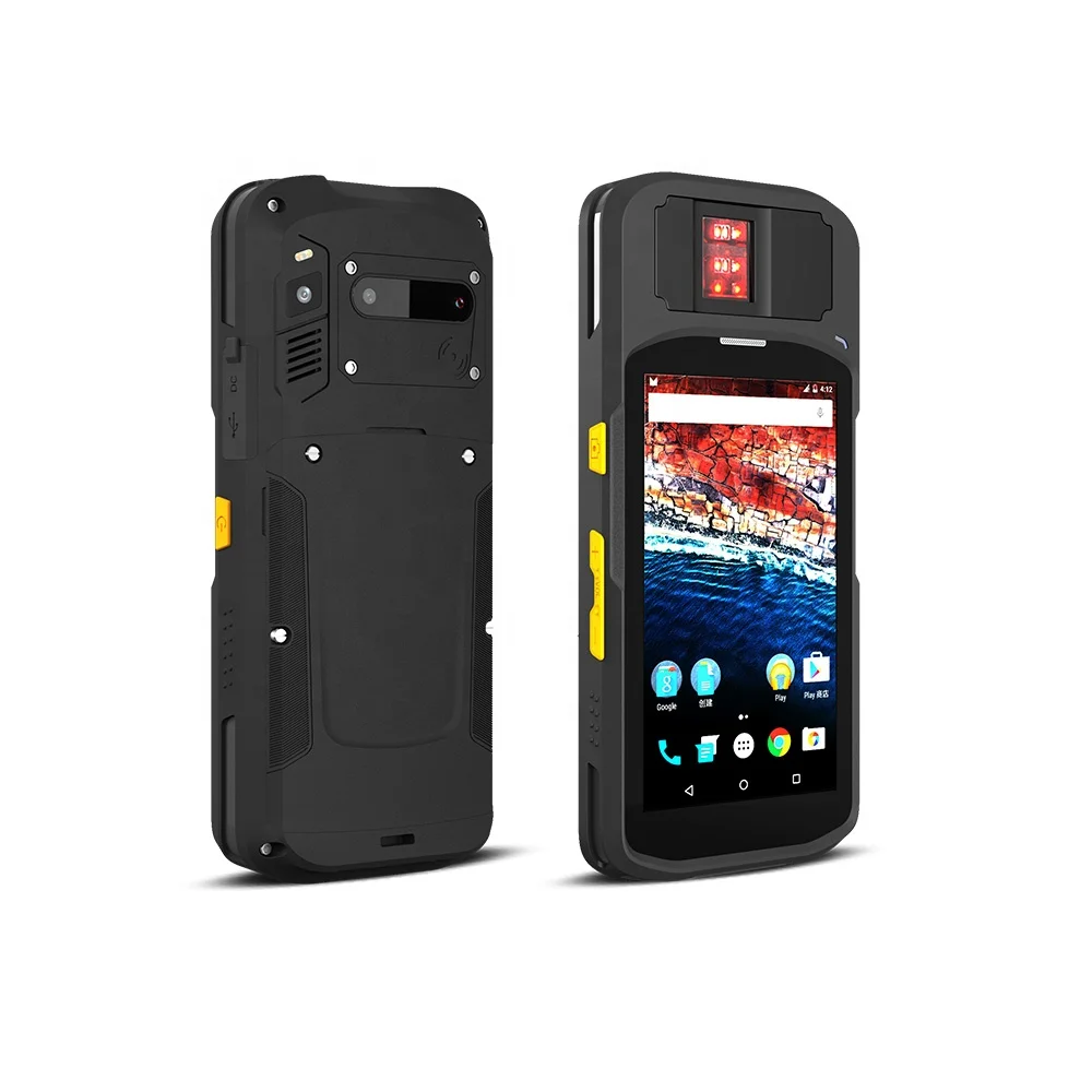Android Biometric Handheld Machine with Smart Card Reader for National ID Verification, Law Enforcement, Mobile Time Attendance