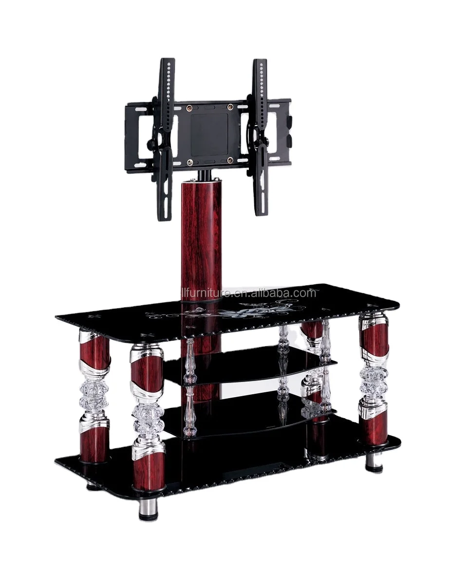 Home Furniture TV cabinet modern living furniture glass tv stand