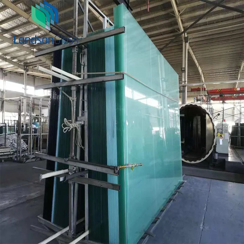 6.38mm 8.38mm 10.38mm Safety Milk White Laminated Glass