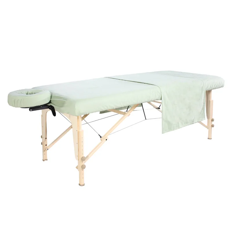 Available for all kinds of massage table 100% Cotton Deluxe Massage Table Flannel 3 Piece Sheet Set