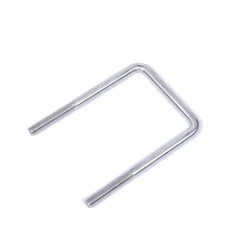 Round Bend U-BOLT Zinc Plated Steel Stainless Steel Square Clamp With Baffle New Pipe U-clamp