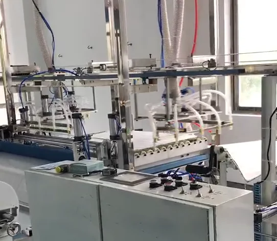 Real factory Disposable medical surgical gauze triangle bandage making machine