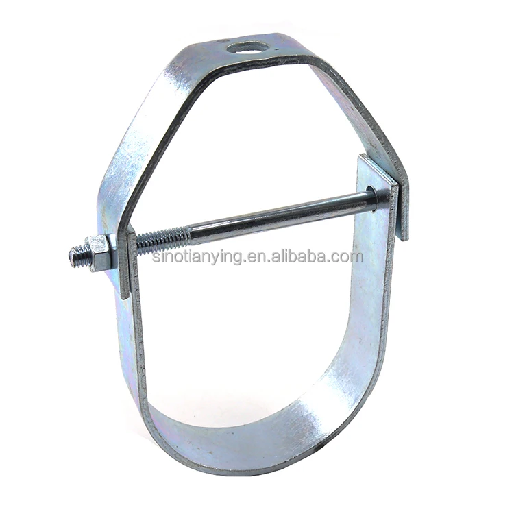 FM certified Unistrut Channel Fitting  Carbon Steel Zinc Plated Heavy Duty  Horse Clevis Hanger for Sprinkler Pipe